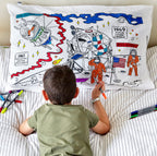 Kibakids - space explorer pillowcase