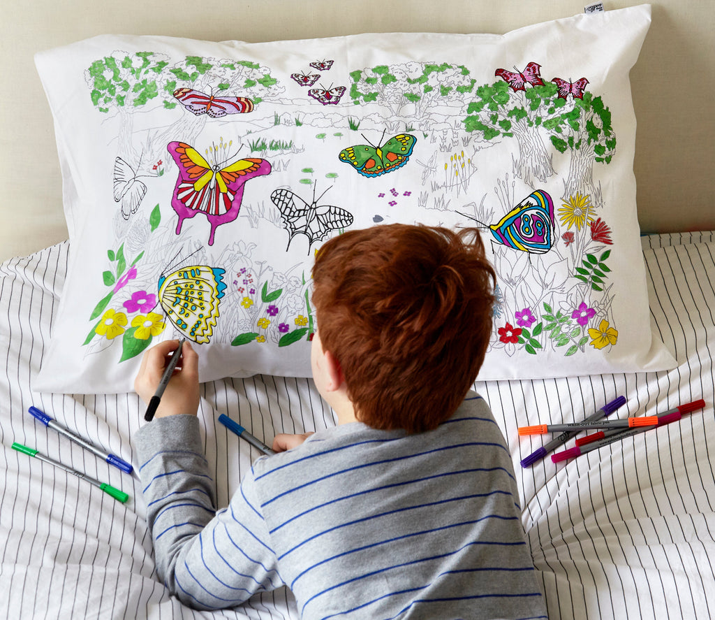 Kibakids - butterfly pillowcase