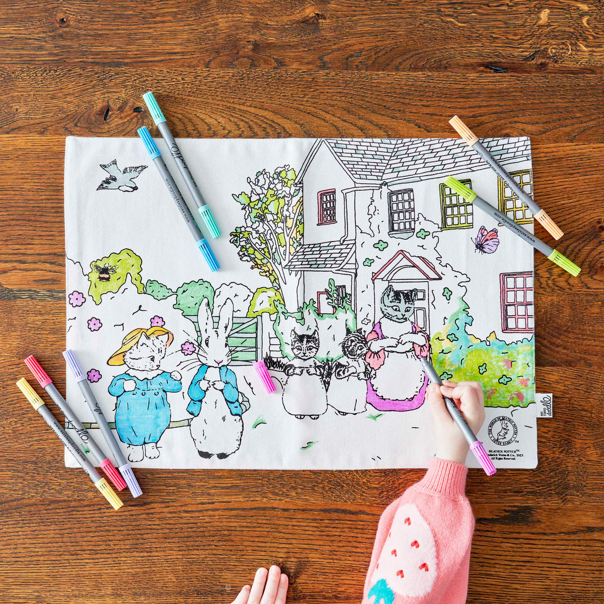 Kibakids - Tom Kitten™ Reusable Colour-In Placemat for Kids