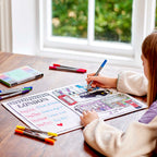 Kibakids - London Reusable Colour-In Placemat for Kids