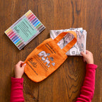Kibakids - Farmyard Reusable Colour-In Placemat for Kids