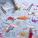Kibakids - under the sea tablecloth
