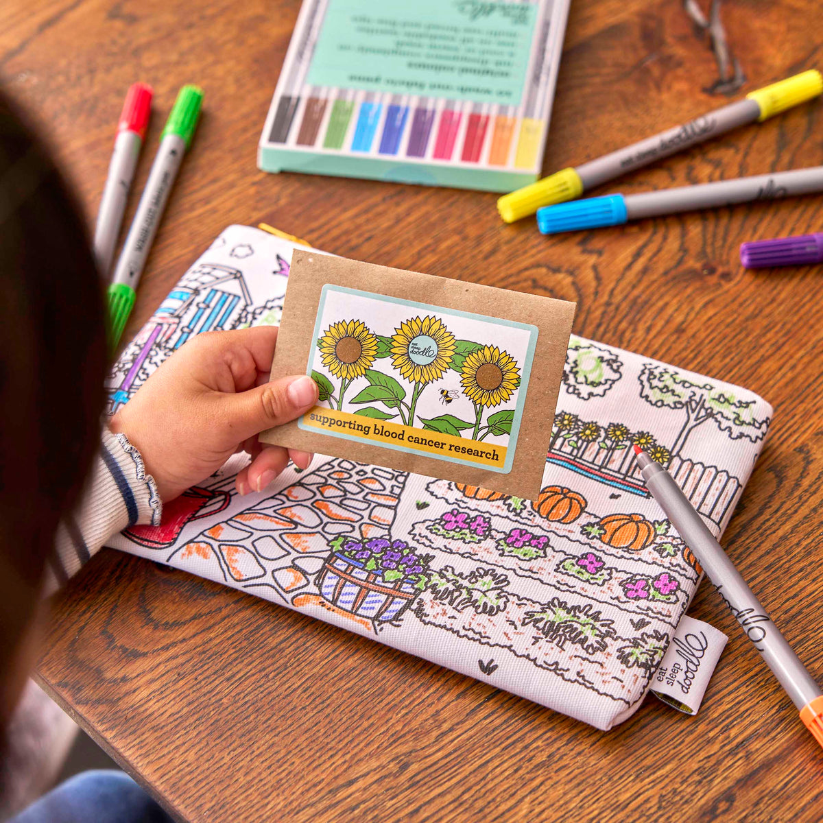 Kibakids - sunflower pencil case