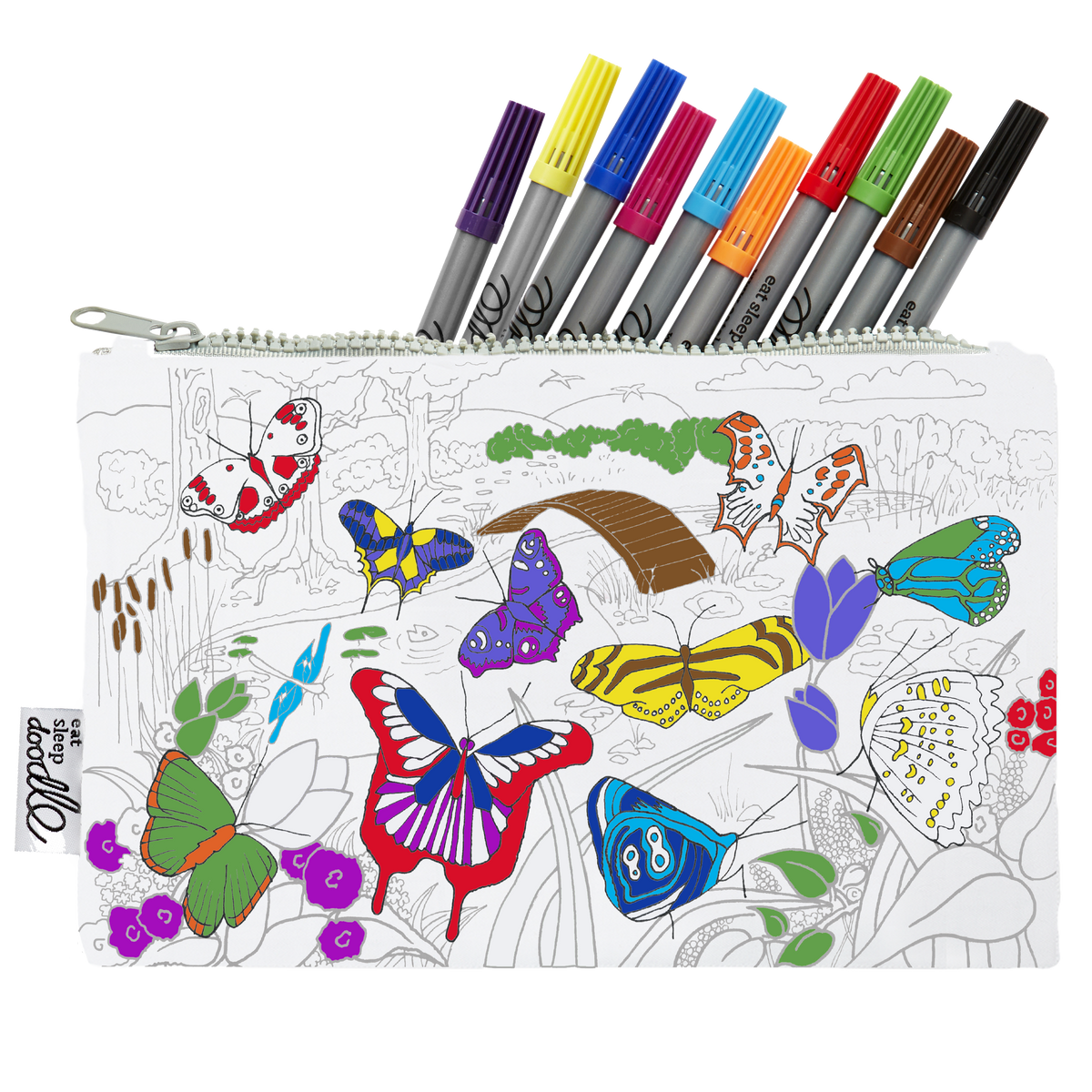 Kibakids - butterfly pencil case