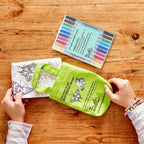 Kibakids - Butterfly Reusable Colour-In Placemat for Kids