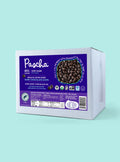 Shavelo - Bulk Baking Chips (10 lbs) - 85% Cacao Organic Vegan Extra Bitter-Sweet Dark Chocolate Chips (1000 ct) - Keto Friendly
