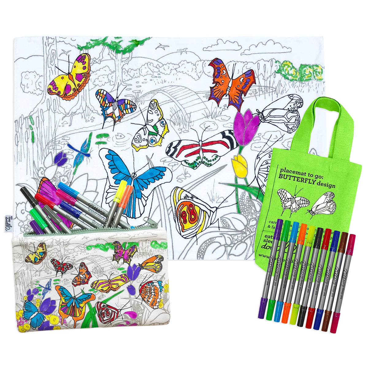 Kibakids - butterfly colour in gift bundle