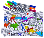 Kibakids - dinosaur pencil case - party pack of 10