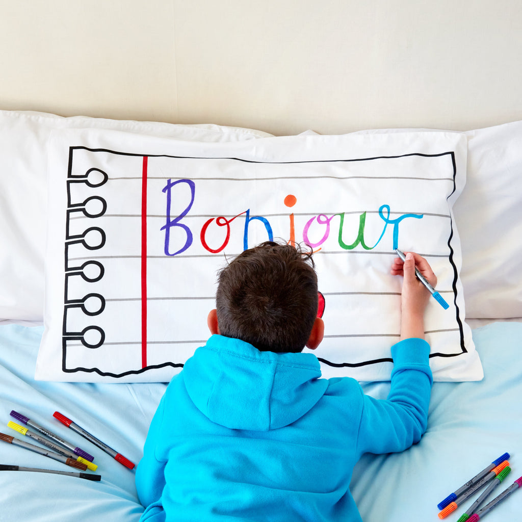 Kibakids - doodle notebook pillowcase