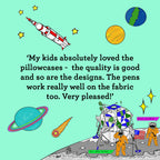 Kibakids - space explorer pillowcase