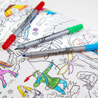 Kibakids - doodle wash-out pen set: classic colours
