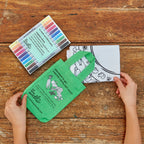 Kibakids - Garden, Grow, Eat! Reusable Colour-In Placemat for Kids