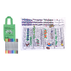 Kibakids - garden, grow, eat! placemat to go - party pack of 10
