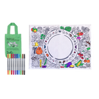 Kibakids - garden, grow, eat! placemat to go - party pack of 10
