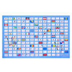 Kibakids - world flags tablecloth