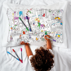 Kibakids - ultimate sleepover bundle - colour your own pillowcase