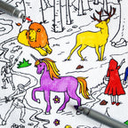 Kibakids - fairytale placemat to go - party pack of 10
