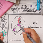Kibakids - Jemima Puddle-Duck™ Reusable Colour-In Placemat for Kids