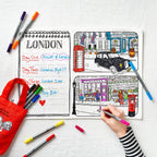 Kibakids - London Reusable Colour-In Placemat for Kids