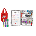 Kibakids - London Reusable Colour-In Placemat for Kids