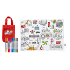 Kibakids - London Reusable Colour-In Placemat for Kids
