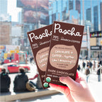 Shavelo - 70% Cacao Organic Vegan Dark Chocolate Bar with Arabica Coffee (10 Bar Pack)