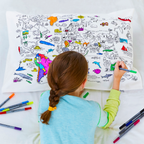 Kibakids - ultimate sleepover bundle - colour your own pillowcase