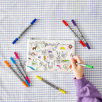 Kibakids - world map pencil case - party pack of 10
