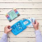 Kibakids - world map placemat to go - party pack of 10