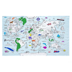 Kibakids - world map tablecloth