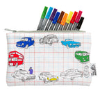 Kibakids - cars, trucks & tractors pencil case