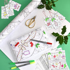 Kibakids - colour-in Christmas craft activity pack