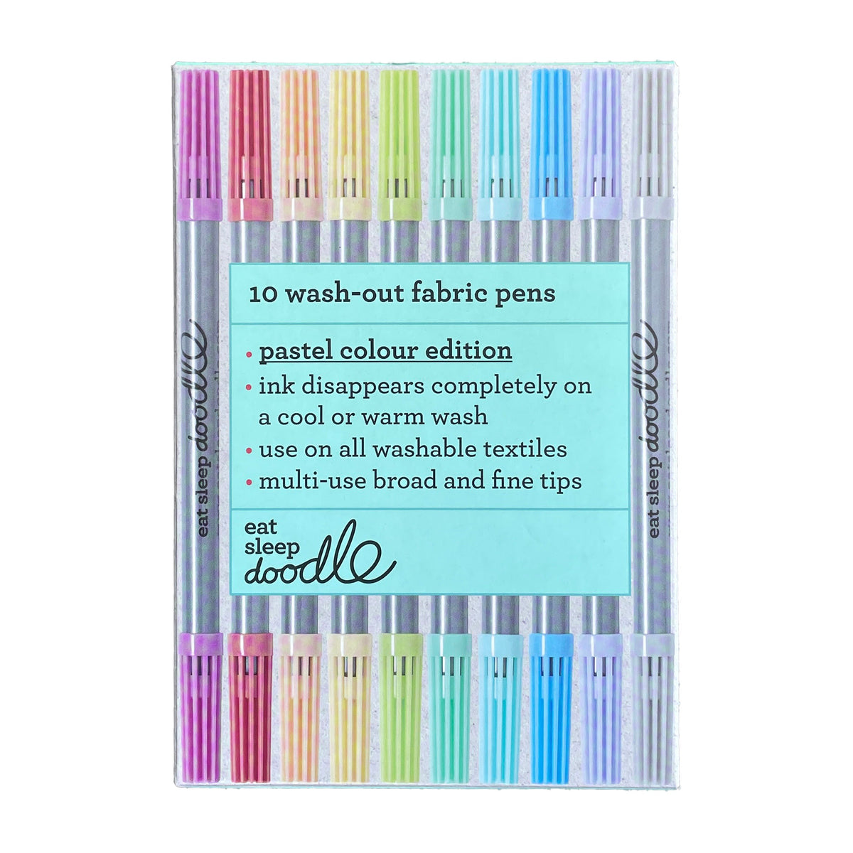 Kibakids - doodle wash-out pen set: pastel edition