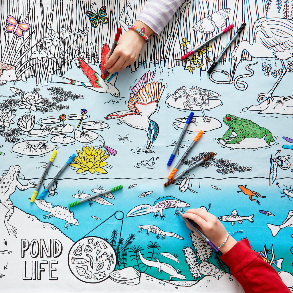 Kibakids - nature & wildlife tablecloth