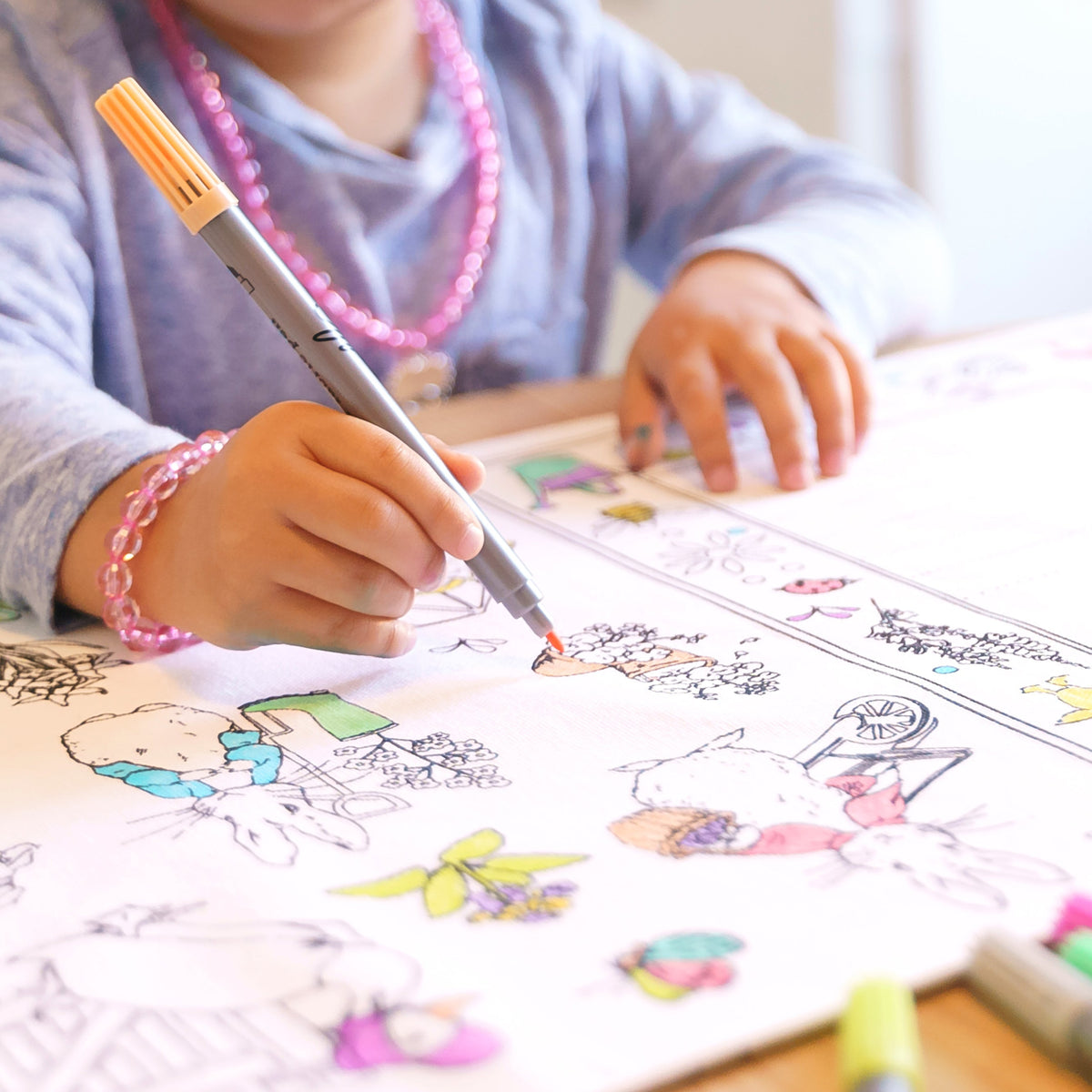 Kibakids - Peter Rabbit™ Reusable Colour-In Placemat for Kids