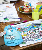 Kibakids - dinosaur placemat to go - party pack of 10