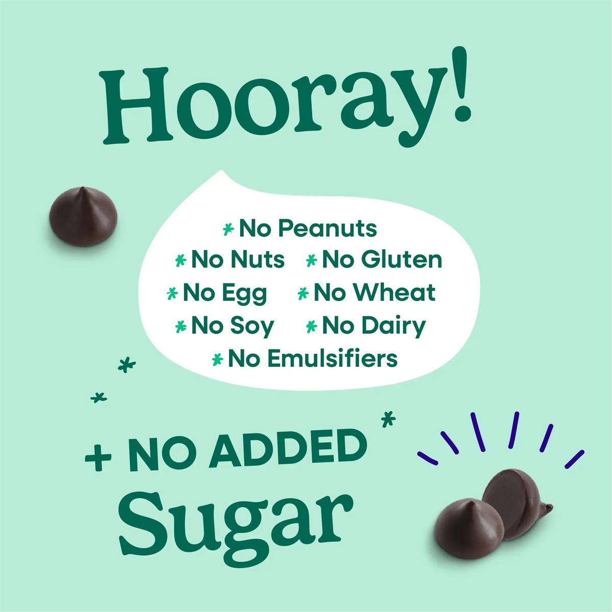 Shavelo - 70% Cacao Organic Vegan Bitter-Sweet Dark Chocolate Chips with Stevia (6 Bags)