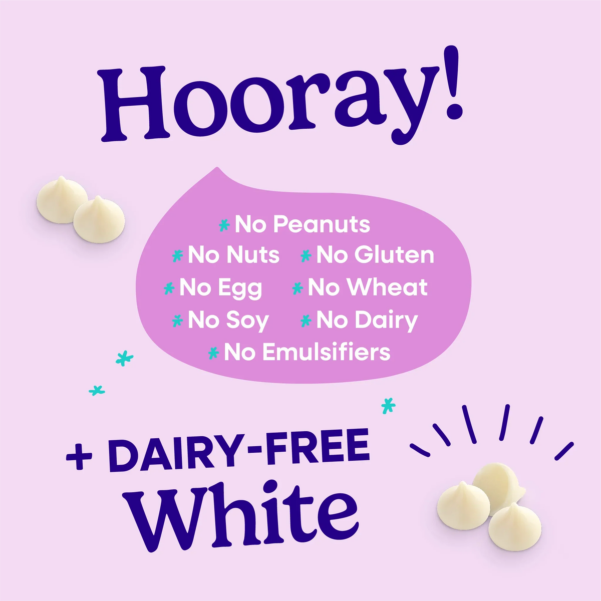 Shavelo - Bulk Mini Baking Chips (10 lbs) - Organic Vegan White Baking Chips (4000 ct)