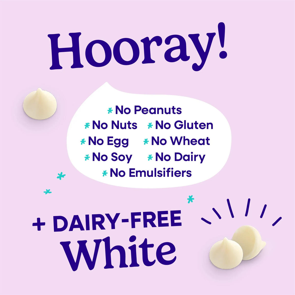 Shavelo - Organic Vegan White Baking Chips (8 Bags)