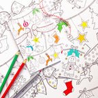 Kibakids - colour-in Christmas craft activity pack