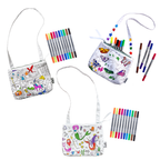 Kibakids - colour your own crossbody bag bundle