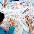 Kibakids - ultimate sleepover bundle - colour your own pillowcase