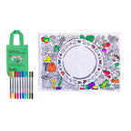 Kibakids - Garden, Grow, Eat! Reusable Colour-In Placemat for Kids