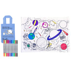 Kibakids - Space Explorer Reusable Colour-In Placemat for Kids