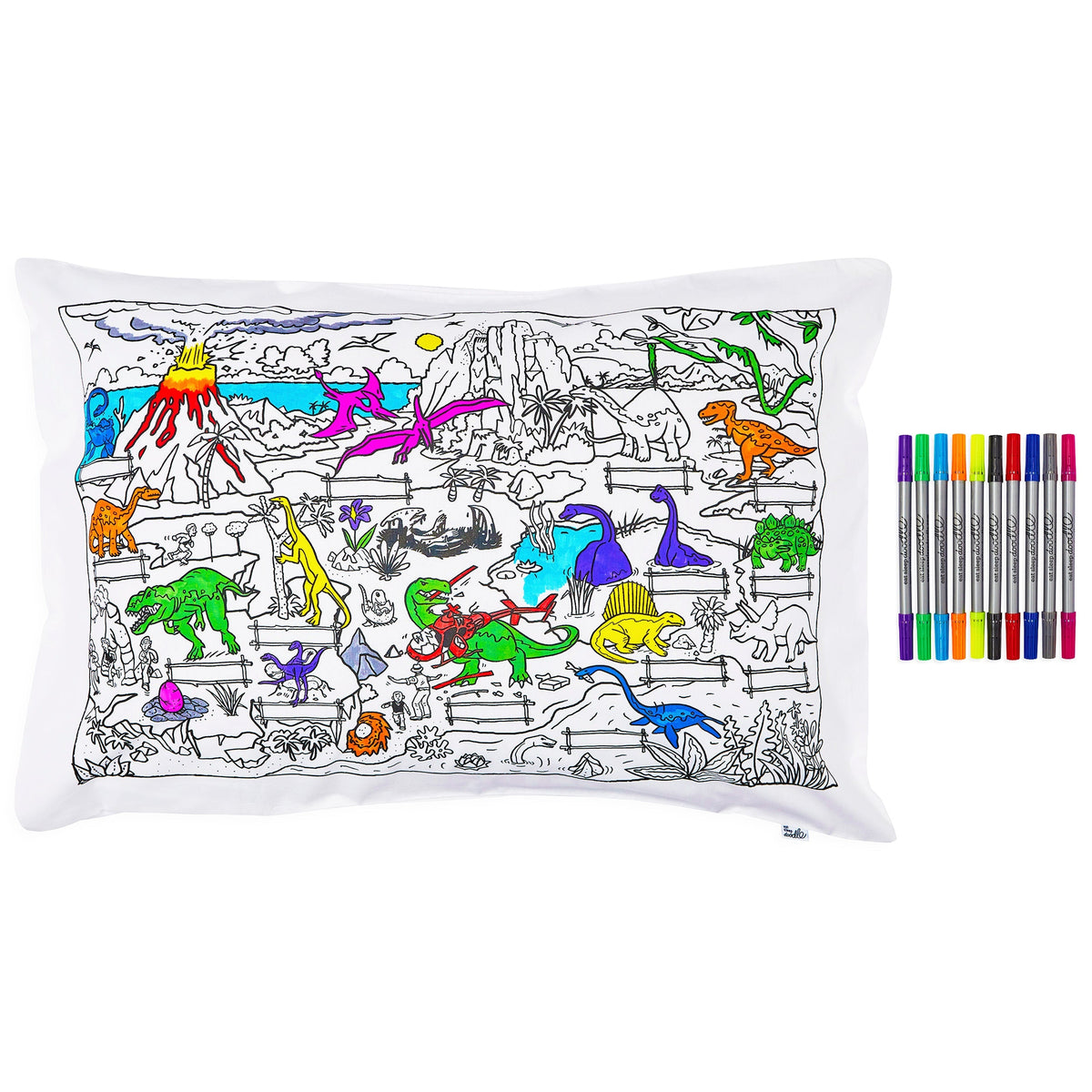 Kibakids - dinosaur pillowcase