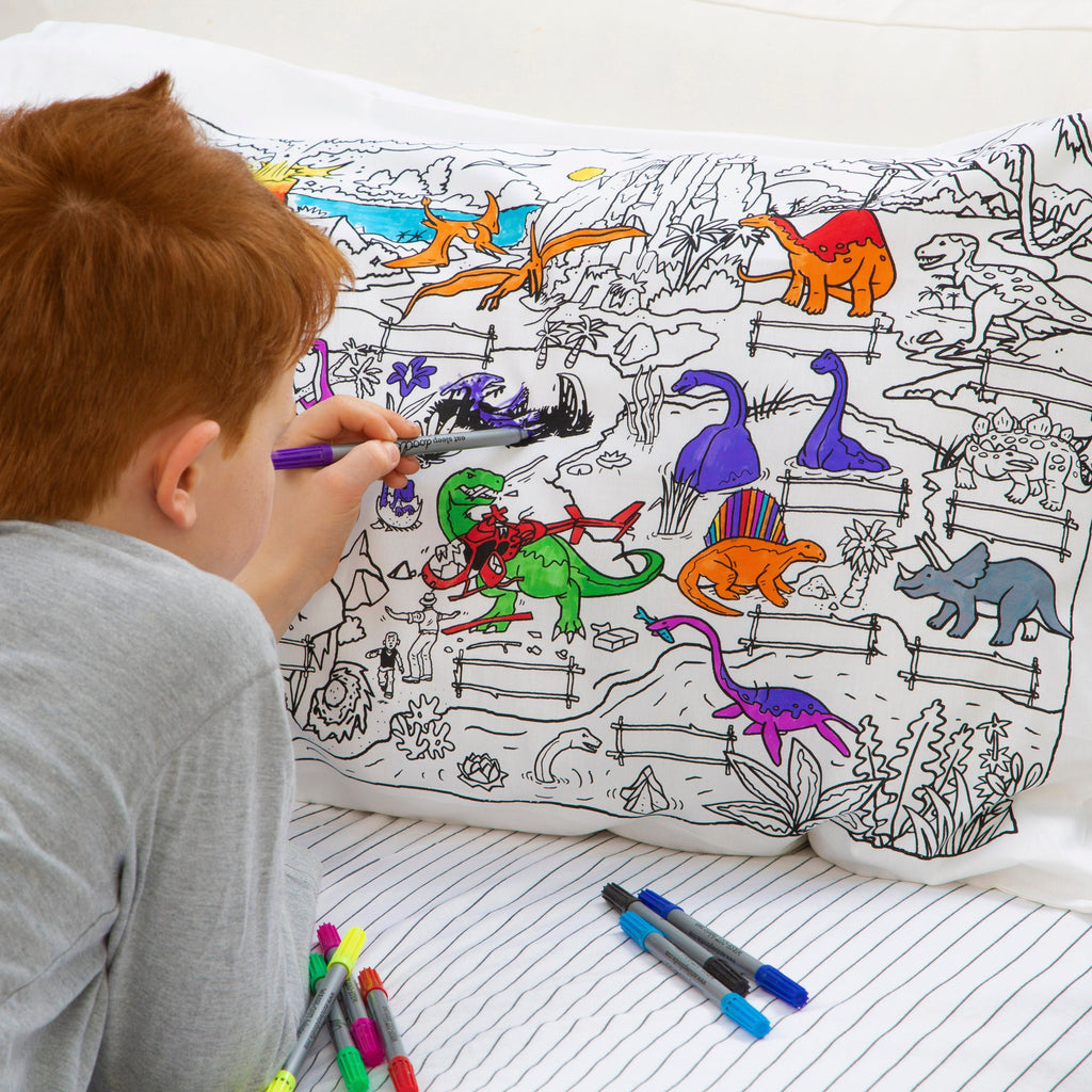 Kibakids - dinosaur pillowcase