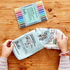 Kibakids - Dinosaur Reusable Colour-In Placemat for Kids