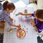 Kibakids - doodle grid tablecloth