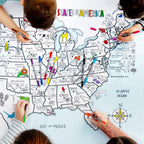Kibakids - US map tablecloth