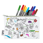 Kibakids - world map pencil case